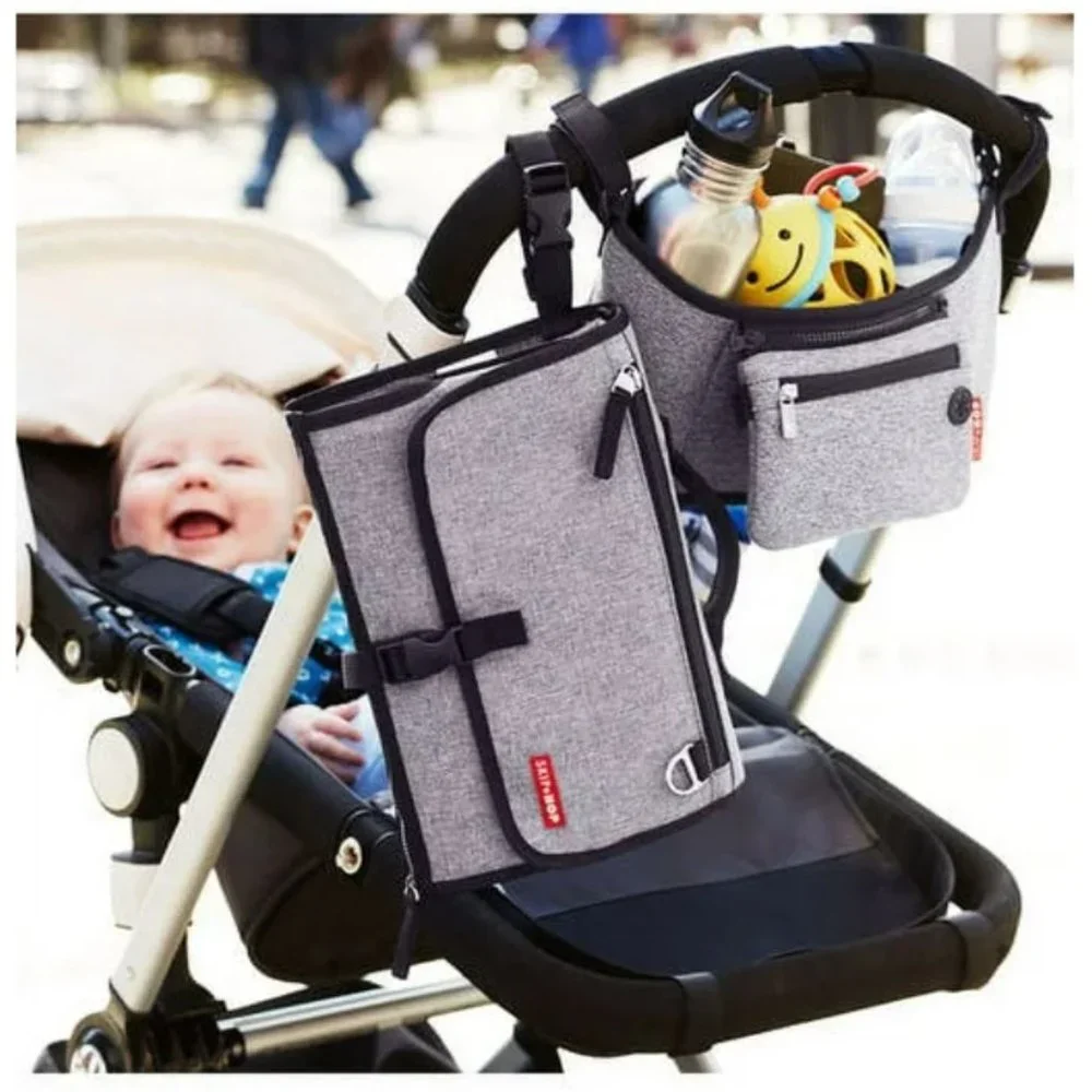 Skip Hop Pronto Signature Changing Station In Heather Grey, NWT